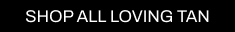 A CTA with a black background and white writing pointing you to all Cult Beauty’s LOVING TAN products
